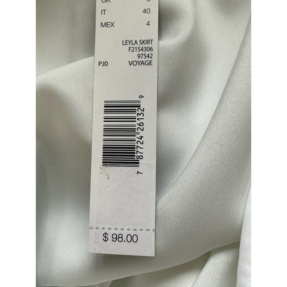 T Tahari Blue Green Black Pencil Skirt From Bloomingdale's sz 4 NWT orig. $98 - Picture 4 of 10